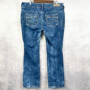 Amethyst Womens Bootcut Jeans Size 16 Y2K Western Cowgirl Indie Americana Rodeo